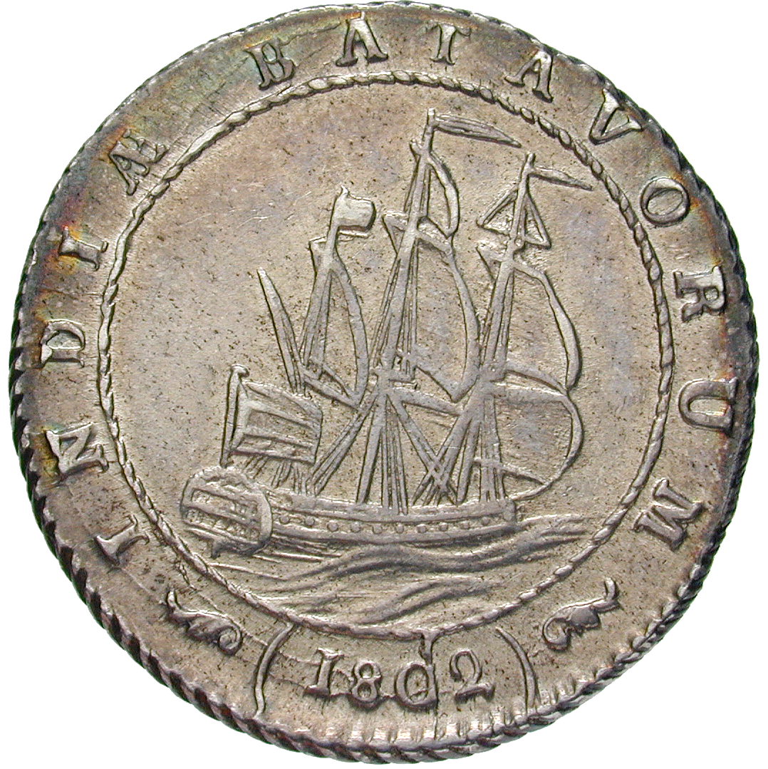 Batavian Republic, Gulden 1802 (obverse)