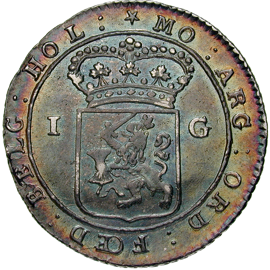Batavian Republic, Gulden 1802 (reverse)