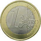 Bundesrepublik Deutschland, 1 Euro 2002 (obverse)