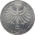 Bundesrepublik Deutschland, 5 Deutsche Mark 1975 (obverse)