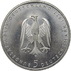 Bundesrepublik Deutschland, 5 Deutsche Mark 1977 (obverse)