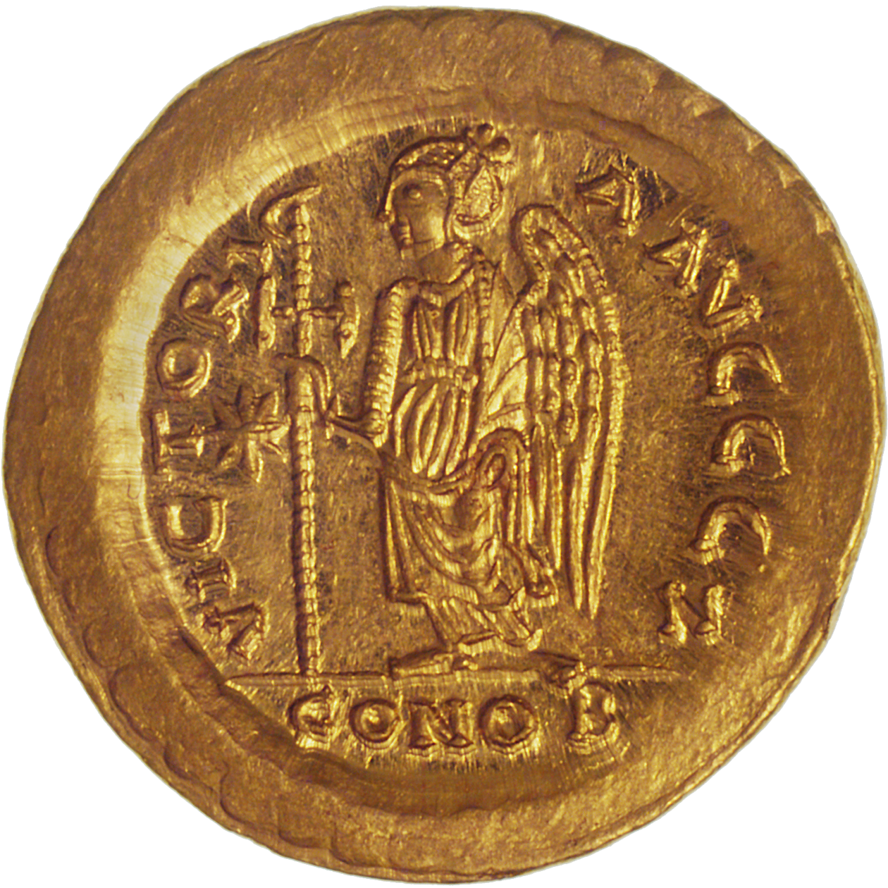 Byzantine Empire, Anastasius I, Solidus (reverse)
