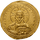 Byzantine Empire, Basil II and Constantine VIII, Histamenon (obverse)