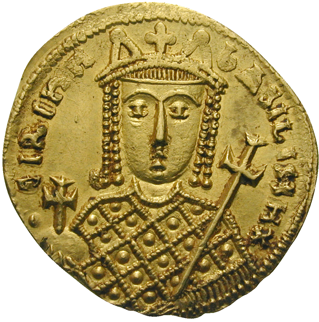 Byzantine Empire, Irene, Solidus (reverse)