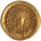 Byzantinisches Kaiserreich, Anastasius I., Solidus (obverse)