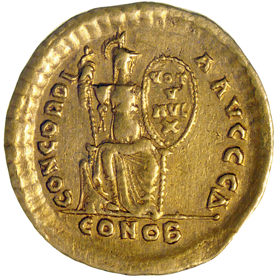 Byzantinisches Kaiserreich, Arcadius, Solidus (reverse)