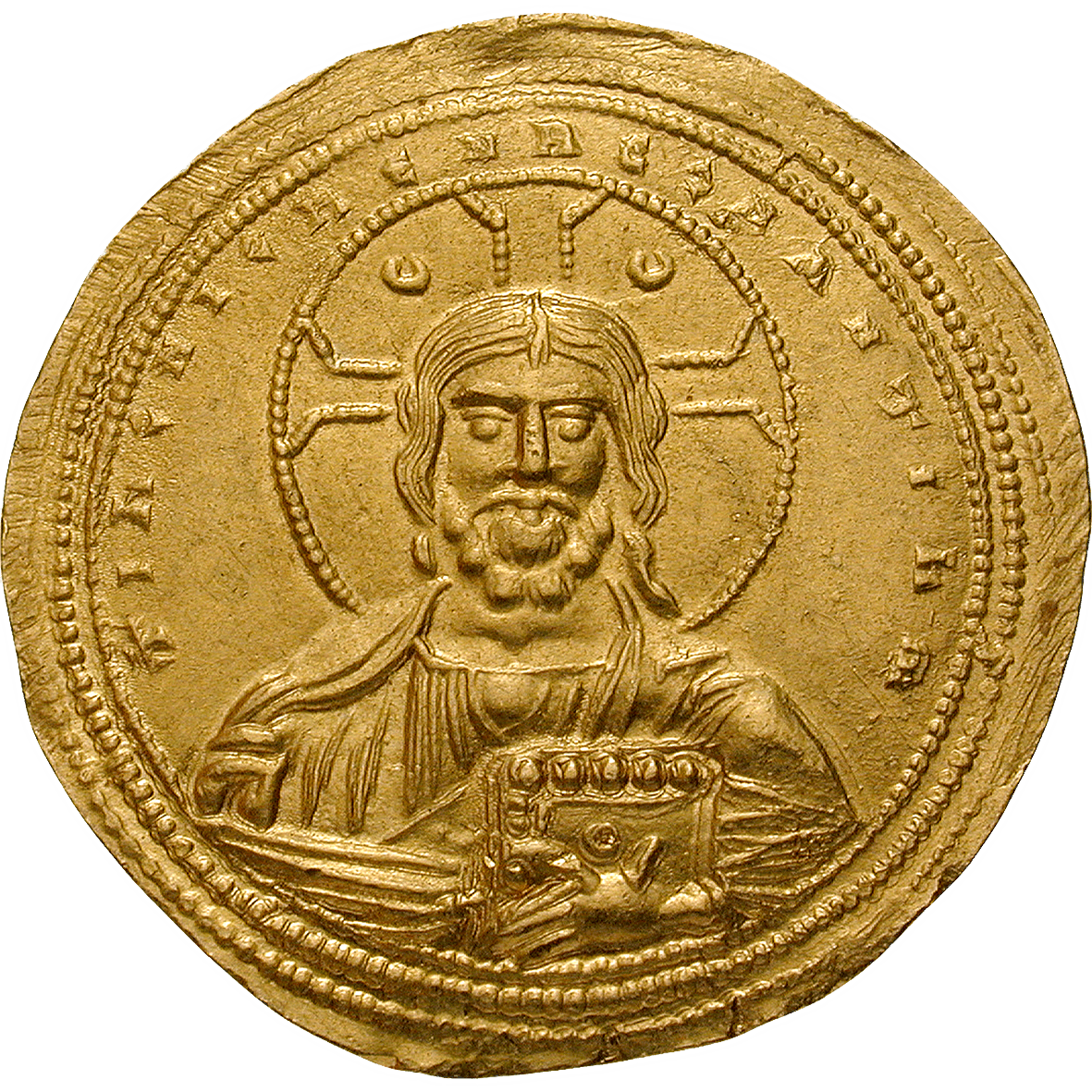 Byzantinisches Kaiserreich, Basil II. und Konstantin VIII., Histamenon (obverse)