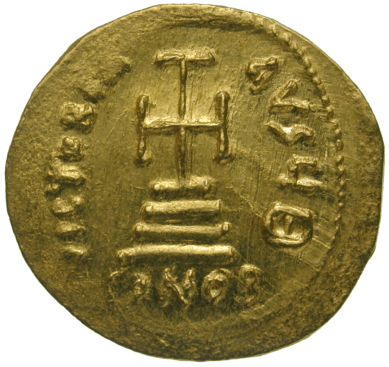 Byzantinisches Kaiserreich, Heraklius, Solidus (reverse)