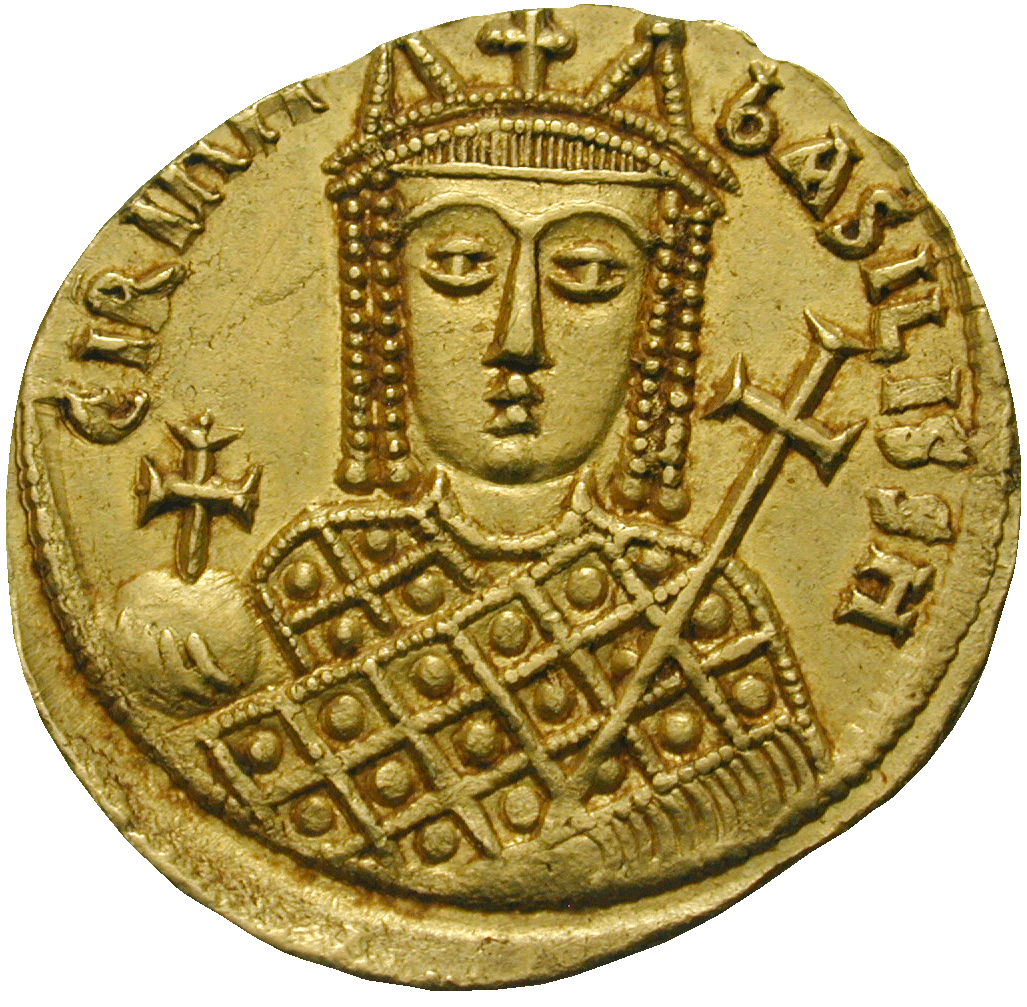 Byzantinisches Kaiserreich, Irene, Solidus (obverse)