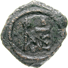 Byzantinisches Kaiserreich, Justinus II., Pentanummium (obverse)