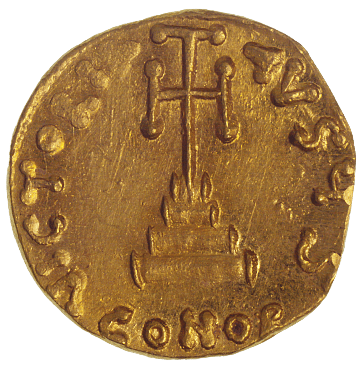 Byzantinisches Kaiserreich, Tiberius III. Aspimarus, Solidus (reverse)