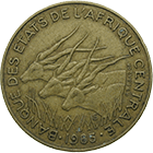 Central African Monetary Union, 10 CFA Francs 1983 (obverse)