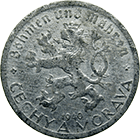 Czechoslovakia under German Occupation, Protectorate of Bohemia and Moravia, 20 Hellers 1940 (obverse)