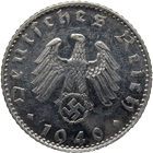 Deutsches Drittes Reich, 50 Pfennig Ostmark 1940 (obverse)