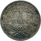 Deutsches Kaiserreich, Wilhelm I., 1 Mark 1910 (obverse)