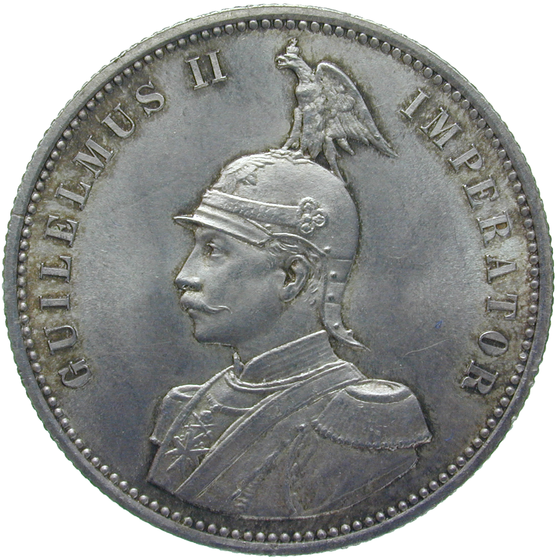 Deutsches Kaiserreich für Deutsch-Ostafrika, Wilhelm II., 1 Rupie 1890 (obverse)