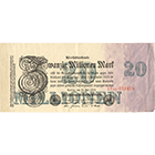 Deutsches Reich, Weimarer Republik, 20 Millionen Mark 1923 (obverse)