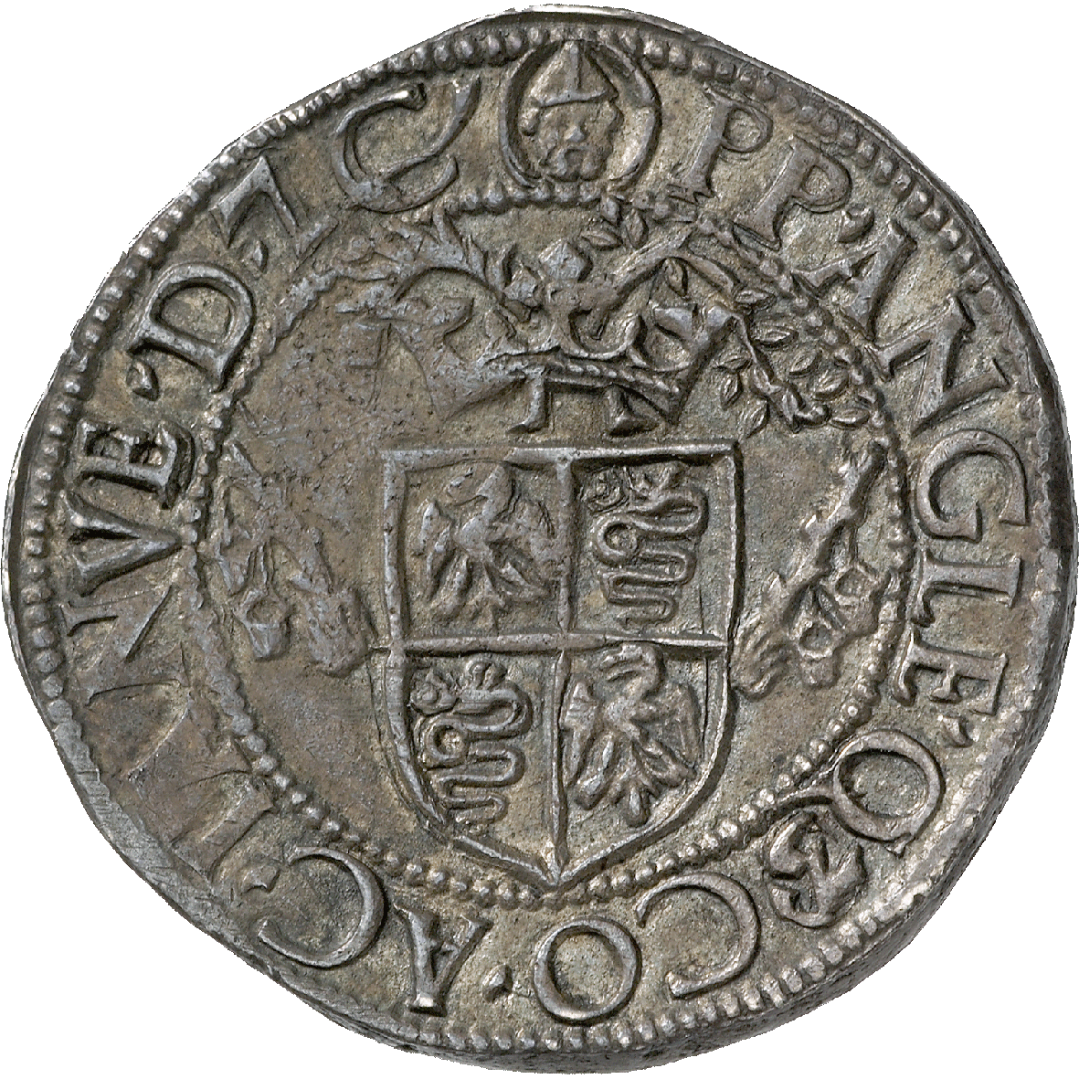 Duchy of Milan, Ludovico Maria Sforza, Testone (reverse)