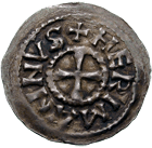East Frankish Empire, Herman I of Swabia, Denarius (obverse)