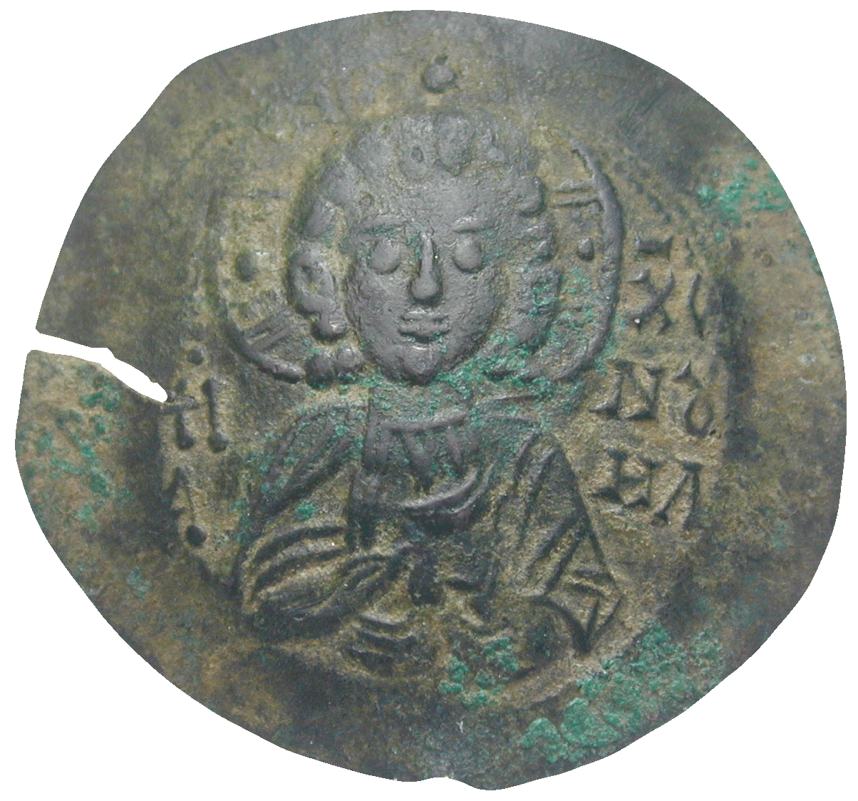 Empire of Nicaea, John III Ducas Vatatzes, Trachy Aspron (obverse)