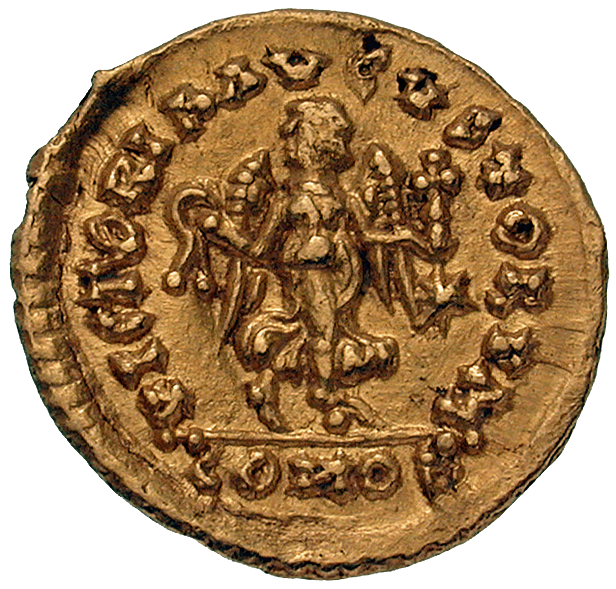 Empire of the Ostrogoths, Athalaric, Tremissis (reverse)