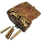 Ethiopia/Yemen, Ammunition Bag with 22 Cartridges (obverse)