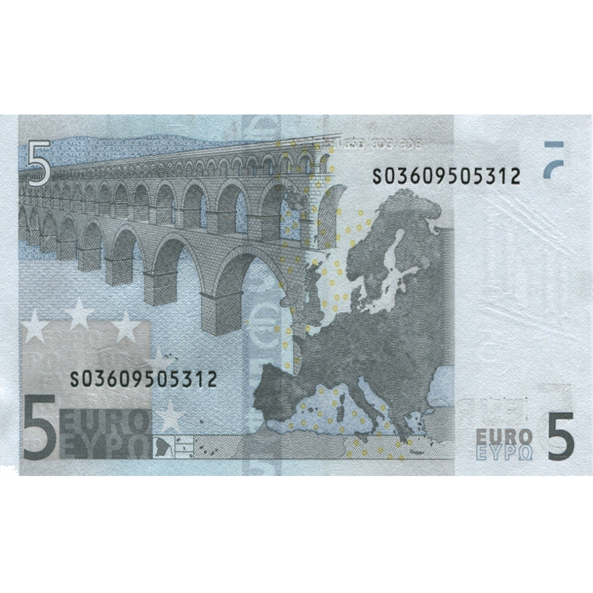 Europäische Union, 5 Euro 2002 (reverse)