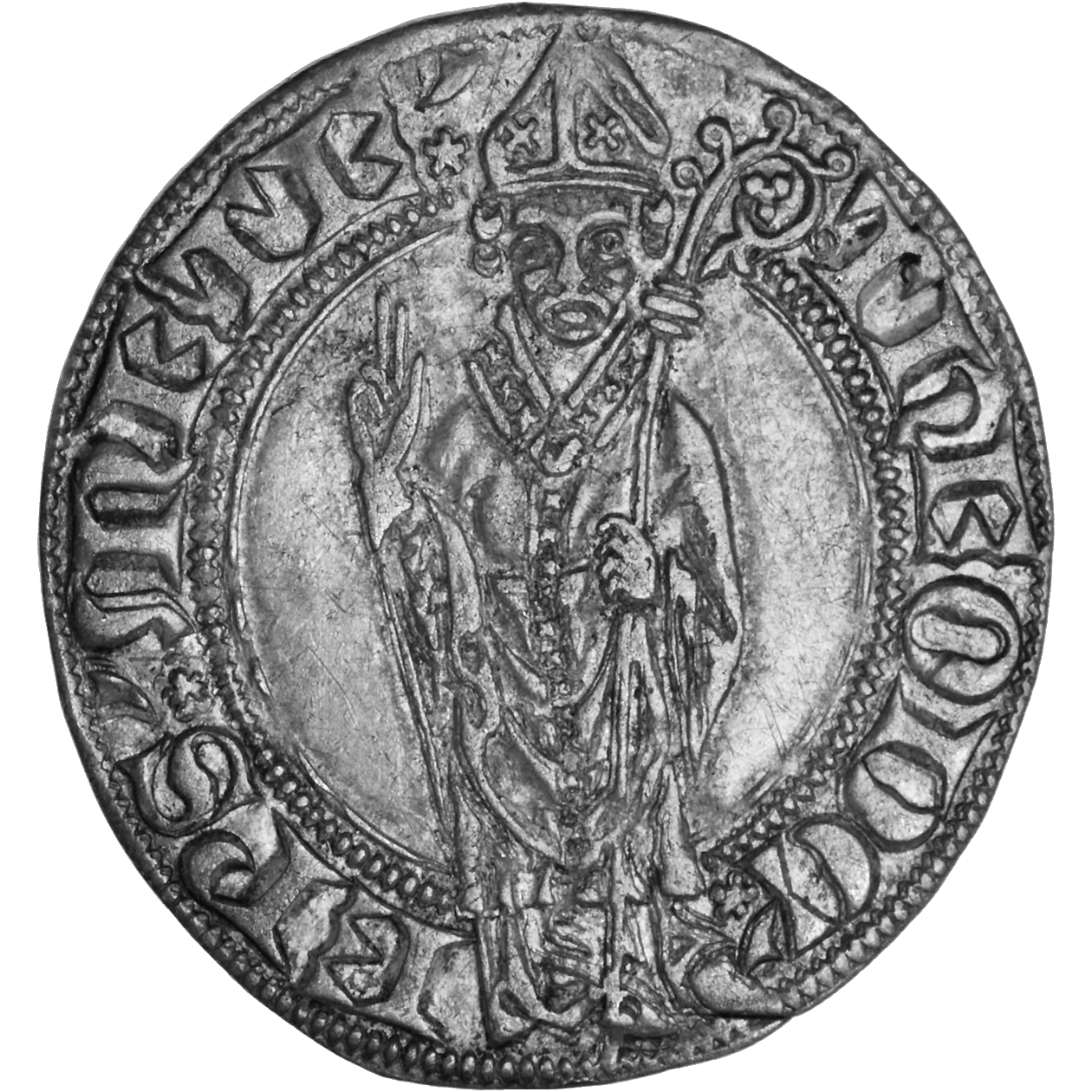 France, Bishopric of Metz, Thierry V de Boppard, Gros (obverse)