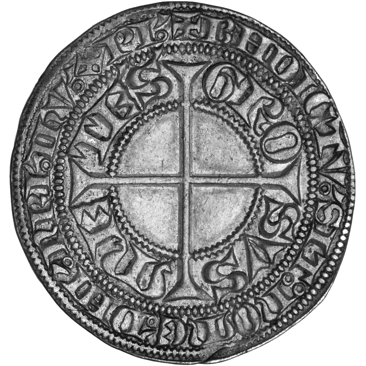 France, Bishopric of Metz, Thierry V de Boppard, Gros (reverse)