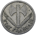 France, Etat Français, Philippe Pétain, 2 Francs 1943 (obverse)