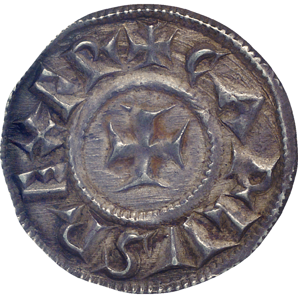 Frankish Empire, Charlemagne, Denarius (Pfennig) (reverse)