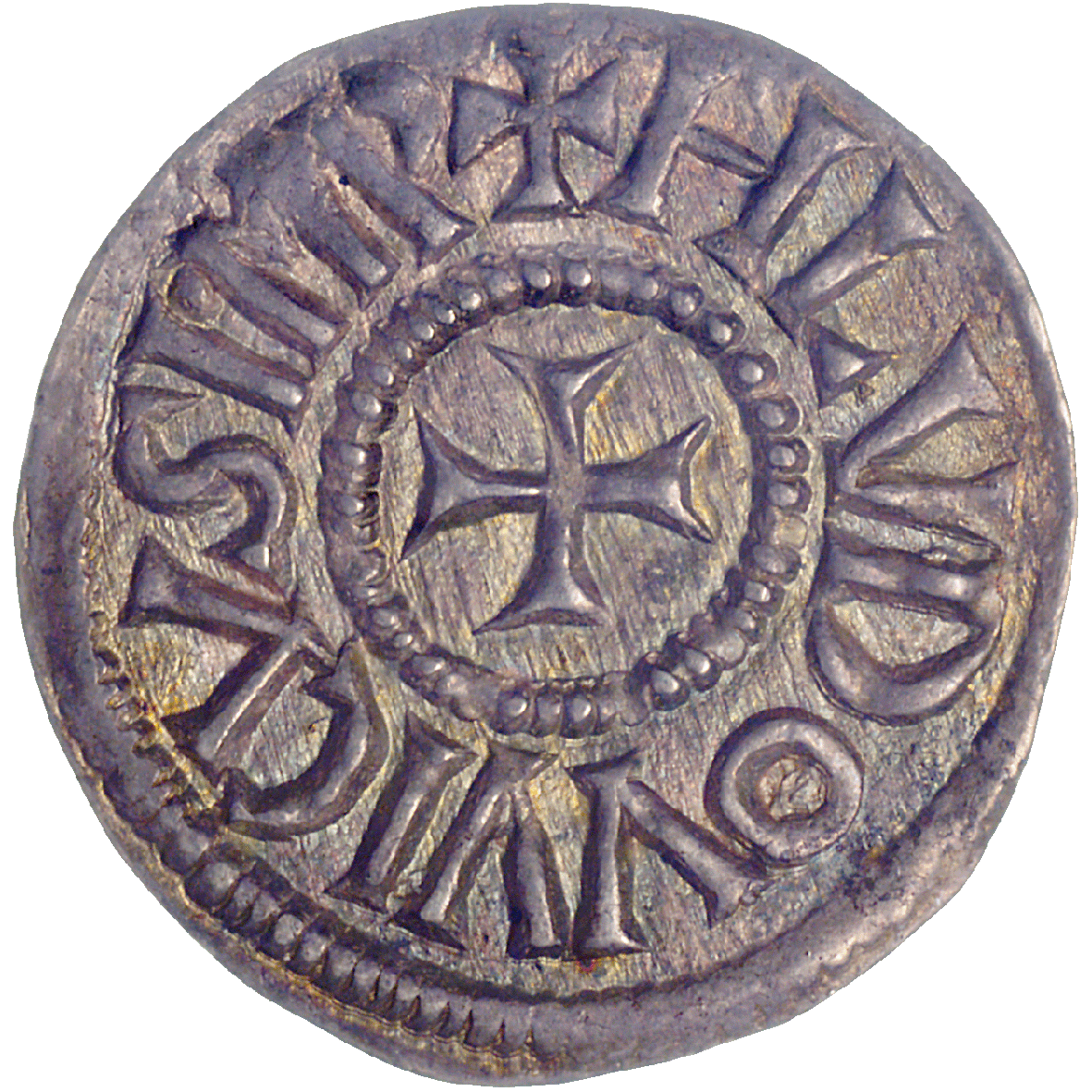 Frankish Empire, Louis the Pious, Denarius (Pfennig) (obverse)