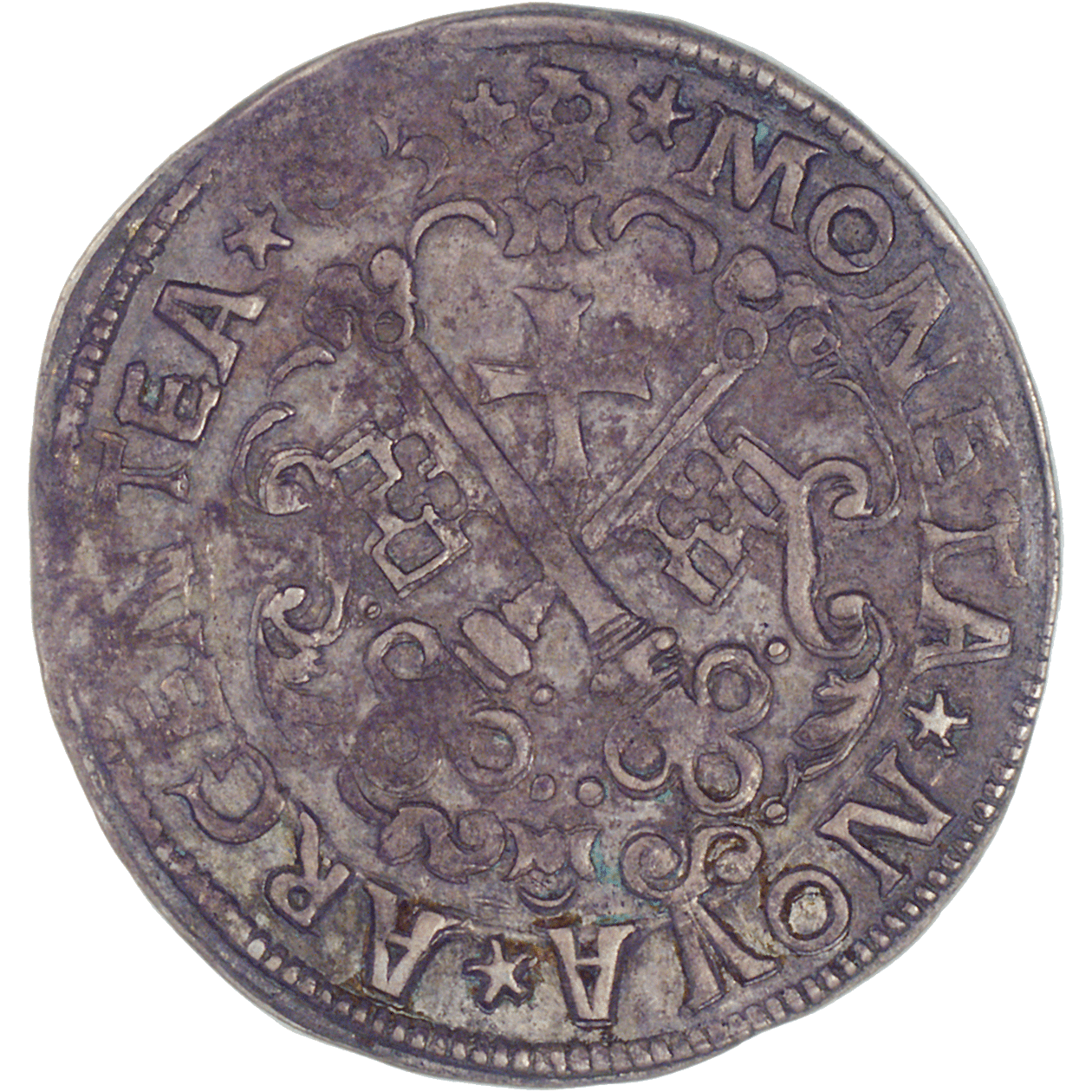 Free and Hanseatic City of Riga, 1/2 Mark (reverse)