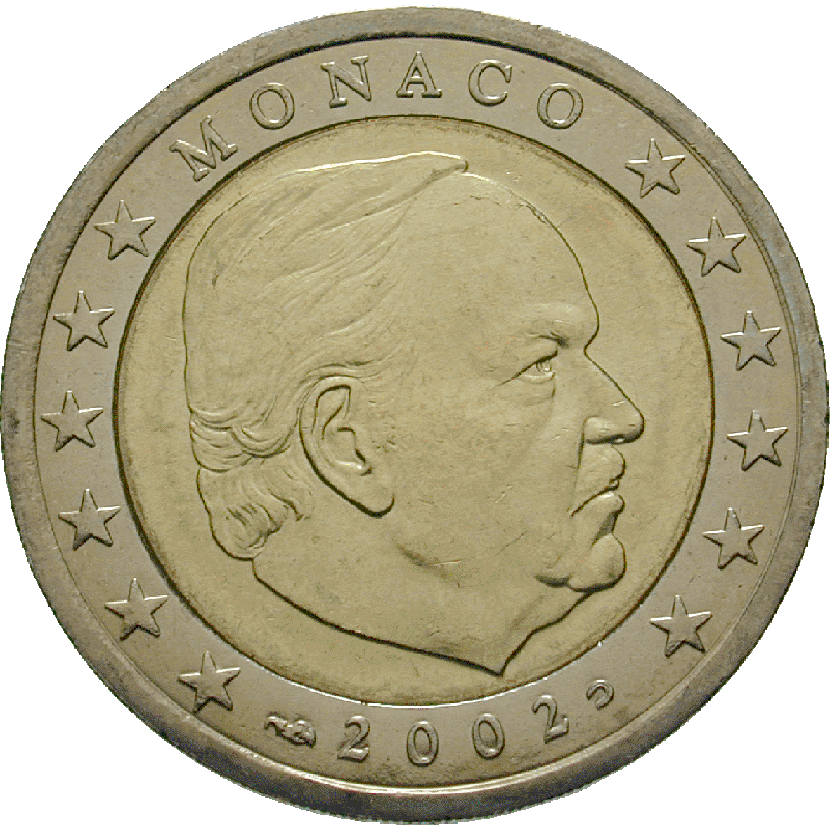 Fürstentum Monaco, Rainer III., 2 Euro 2002 (reverse)