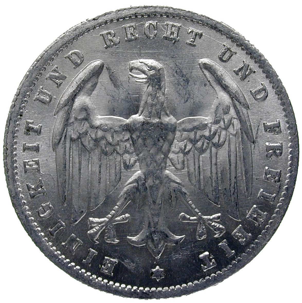 German Empire, Weimar Republic, 500 Mark 1923 (reverse)