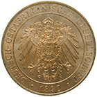 German Empire, William II, German East African Company, 1 Pesa 1890 (obverse)
