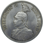 German Empire for German East Africa, Wilhelm II, 1 Rupee 1890 (obverse)