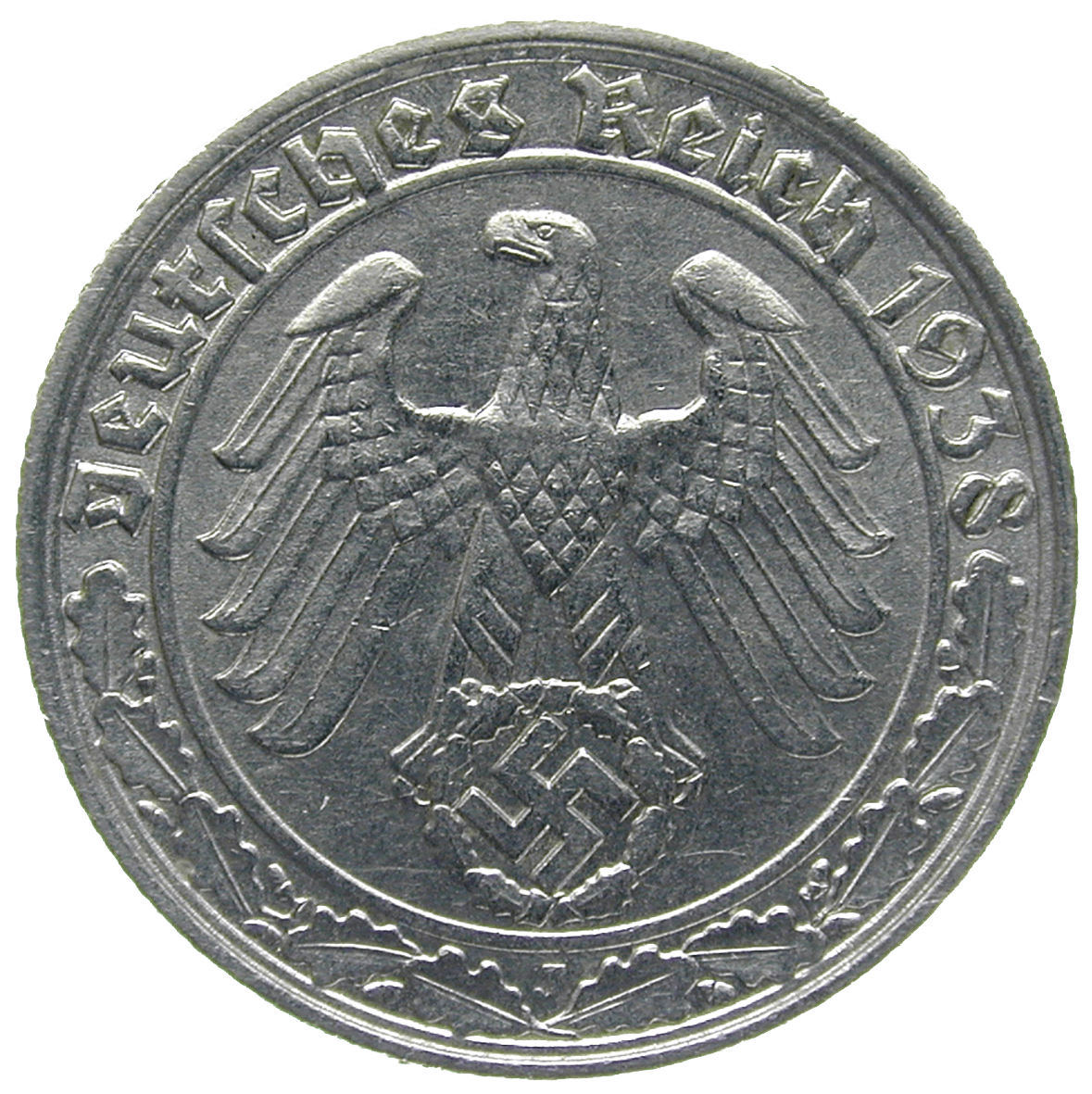 German Third Reich, 50 Reichspfennig 1938 (obverse)