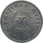 German Third Reich, Allied Occupation, 10 Reichspfennig 1948 (obverse)