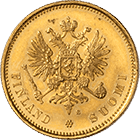 Grand Duchy of Finland, Nicolas II of Russia, 20 Markkaa 1913 (obverse)