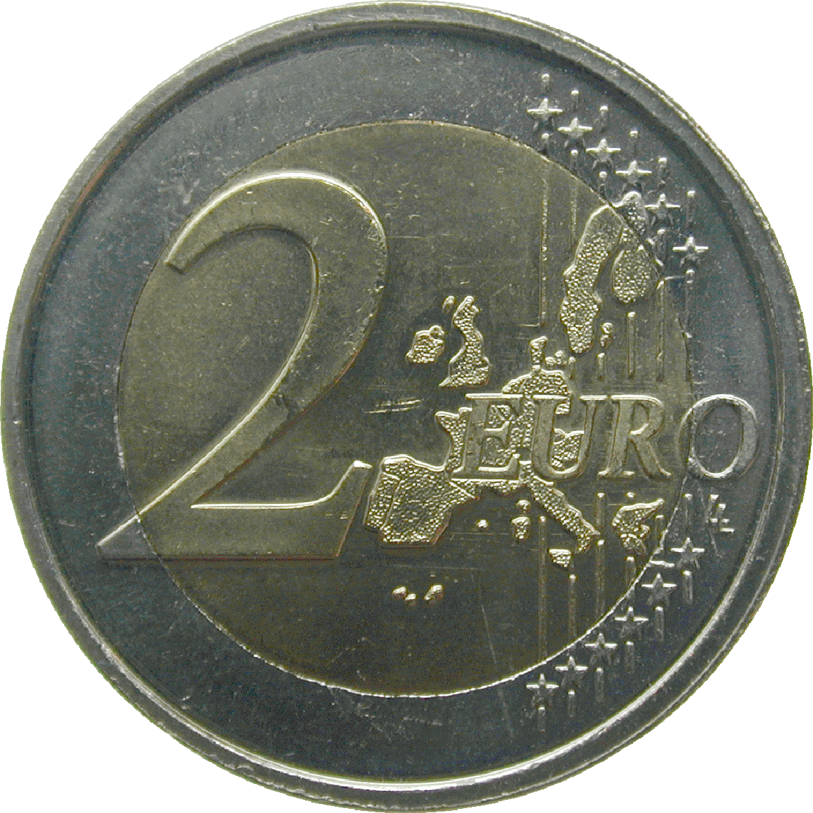 Grossherzogtum Luxemburg, Henri, 2 Euro 2002 (obverse)