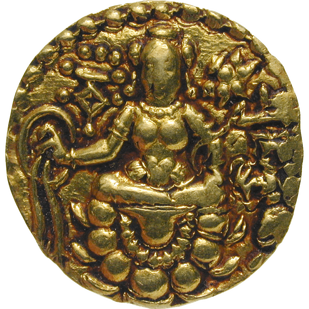 Gupta Empire, Chandragupta II, Dinar (reverse)