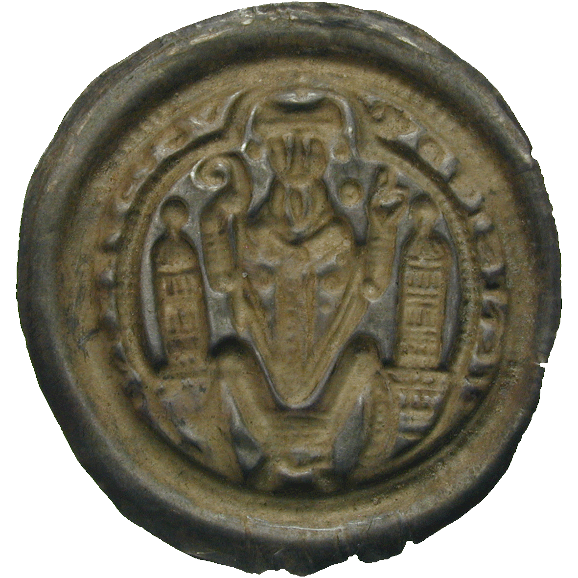 Heiliges Römisches Reich, Bistum Hildesheim, Adelhog, Brakteat (reverse)