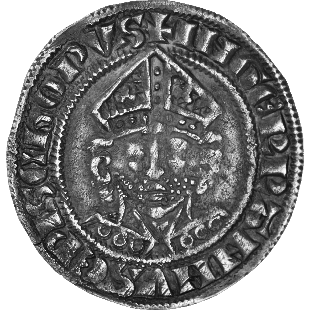 Heiliges Römisches Reich, Erzbistum Cambrai, Enguerrand II. de Créqui, Petit Gros (obverse)