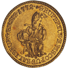 Heiliges Römisches Reich, Fürstbistum Salzburg, Domkapitel, Dukat 1772 (obverse)