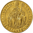 Heiliges Römisches Reich, Fürstbistum Salzburg, Markus Sittikus von Hohenems, 4 Dukaten 1612 (obverse)