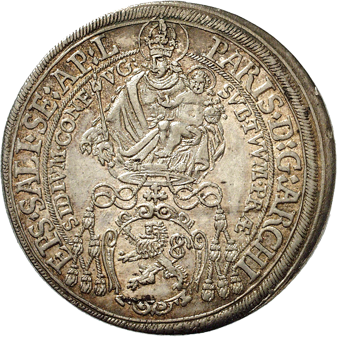 Heiliges Römisches Reich, Fürstbistum Salzburg, Paris von Lodron, Taler 1631 (obverse)