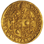 Heiliges Römisches Reich, Fürstbistum Salzburg, Wolf Dietrich von Raitenau, Doppeldukat 1592 (obverse)