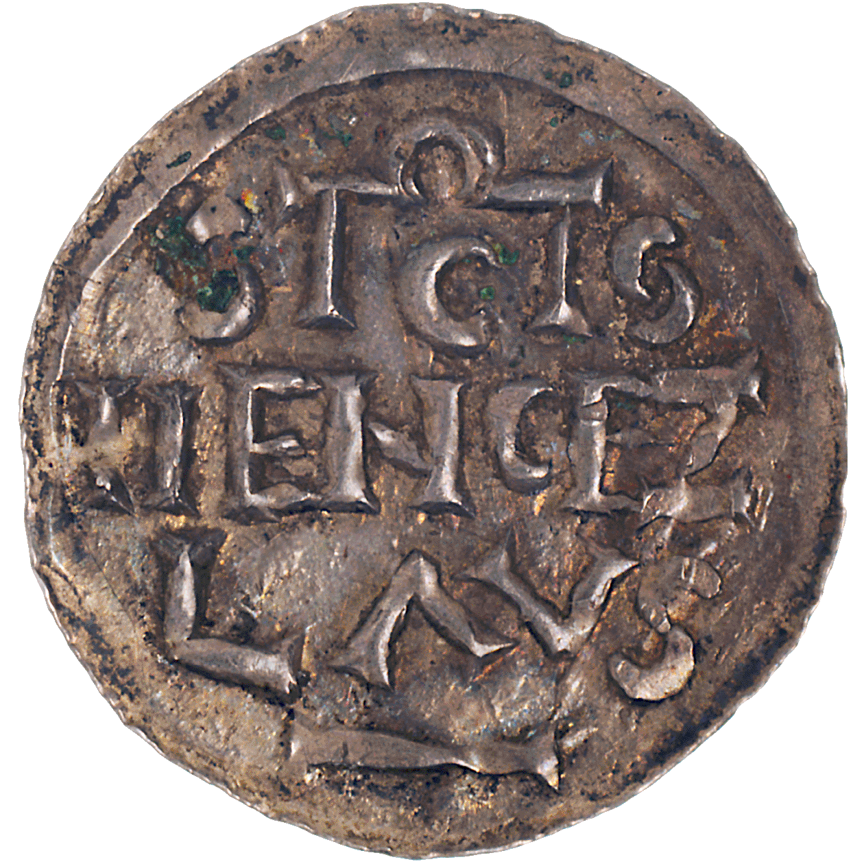 Heiliges Römisches Reich, Fürstentum Böhmen, Oldrich, Denar (reverse)