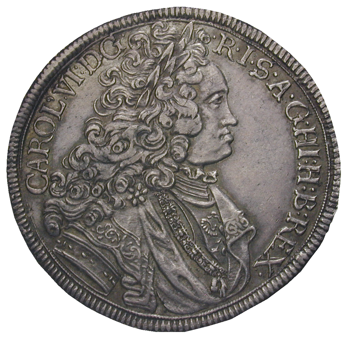 Heiliges Römisches Reich, Haus Habsburg, Karl VI., Taler 1718 (obverse)